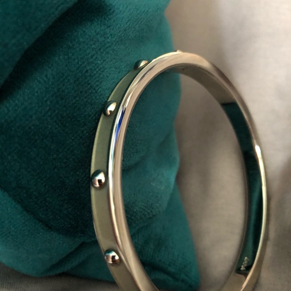 Authentic Coach Slim Silver Metallic Bracelet - Picture 6 of 7